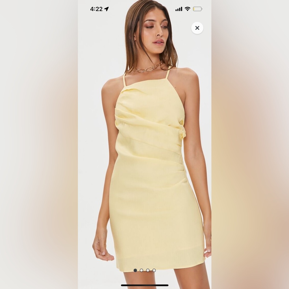 BRANDNEW NEVERWORN forever21 linen mini dress